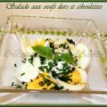 Salade aux œufs durs, crème et ciboulettes[...]