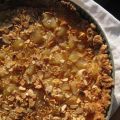 Tarte poire/amandes/sirop d