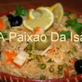 Arroz de ervilhas com delicias do mar e nao so
