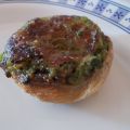 Champignon farci au beurre persillé