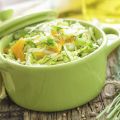 Salade de chou vert et carottes