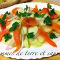 Salade de Pomme de terre au Saumon fumé