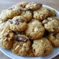 Cookies aux troix chocolats et aux amandes
