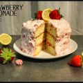 Strawberry lemonade cake