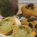 Muffins surprise au brocoli, curry et coco