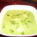 Crème de pois verts