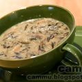 Soupe au riz sauvage et champignons
