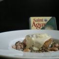 Grenadins de veau aux lentilles et Saint-Agur