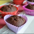 Muffins sans beurre chocolat banane