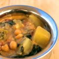 Curry de pommes de terre, pois chiches et[...]