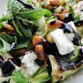 Salade courgette feta menthe