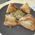 Samoussas aux pommes de terre et petits pois