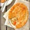 Tourte au poulet et légumes racine