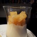 Ananas confit miel, vanille et mascarpone