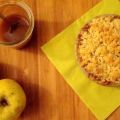 Crumble aux pommes et caramel beurre salé