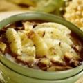 Soupe épicée au chocolat et à l'ananas