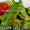Fèves à l’orientale