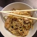 Nouilles sautées au poulet