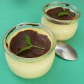Petites crèmes à la menthe et au chocolat
