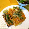 Pavés de saumon grillés, sauce thaïe