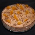 Tarte au caramel & praliné