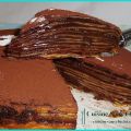 Gâteau de crêpes au chocolat et pâte à[...]