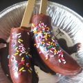 Bananes glacées au chocolat