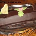 Bûche de noël chocolat caramel, Recette Ptitchef