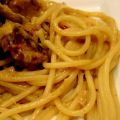  Spaghettis aux champignons, poireaux et[...]