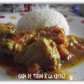 Plat du jour : Cari de thon à la créole/message