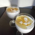 Panna cotta aux ramboutans et au sirop d'érable