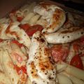 Penne al crema di pomodori ciliegia