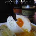 Poireaux en vinaigrette et œuf mollet