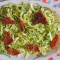 Tagliatelles de courgette au pesto (+ quelques[...]