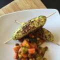 Brochettes façon keftas.