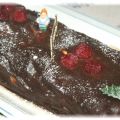 Bûche Chocolat-framboises