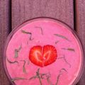 SOUPE DE FRAISES AU BASILIC