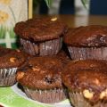 Muffins double chocolat et bleuets