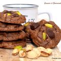 Cookies chocolat et pistaches.
