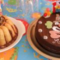 Gâteau clown et charlotte