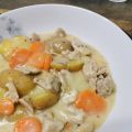 Ragoût de poulet ail et parmesan