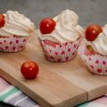Cupcakes salés tomates jambon et tome