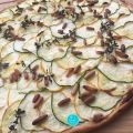 Tarte fine aux 2 courgettes