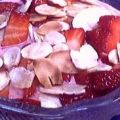 Mousse rosée glacée aux fraises