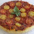 Tarte salée à la tomate et à la farine de pois[...]