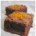 Brownies intense à l'orange