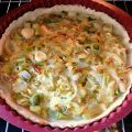 Tarte fine à l'oignon et aux poireaux