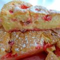 Gâteau magique aux pralines roses