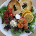 gravlax et bagel