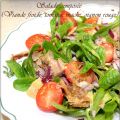 Salade composée (viande froide, tomates, mache[...]